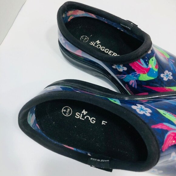 Sloggers Womens Clogs Mules Shoes 9 Hummingbird Waterproof Gardening Outdoors - Picture 9 of 10